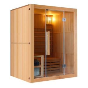 Finska sauna za 3 osobe staklo 6mm