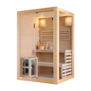 Finska sauna za 2 osobe staklo 6mm